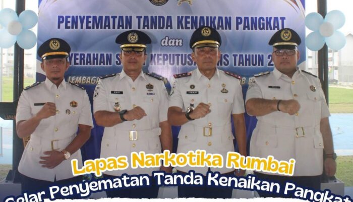 Lapas Narkotika Rumbai Gelar Penyematan Tanda Kenaikan Pangkat dan Penyerahan SK PNS Tahun 2026