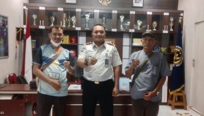 Jurnalis Rohul Silaturahmi Dengan Kalapas Pasir Pengaraian
